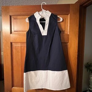 Sail to Sable Navy and White Mini Dress
